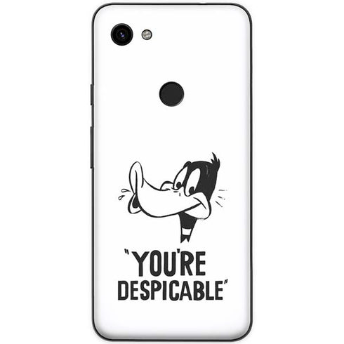 Looney Tunes Daffy Duck Youre Despicable Google Pixel 3a XL Skin